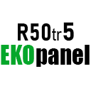 ПОКРИВ 5cm 5реб 0.35mm БЯЛ